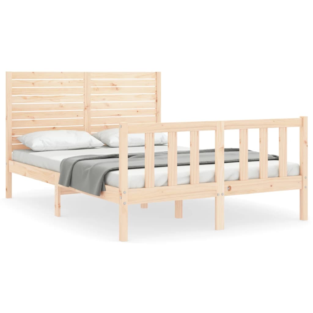Giroletto senza Materasso 140x200 cm in Legno Massello di Pino