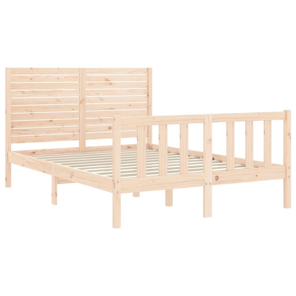 Giroletto senza Materasso 140x200 cm in Legno Massello di Pino