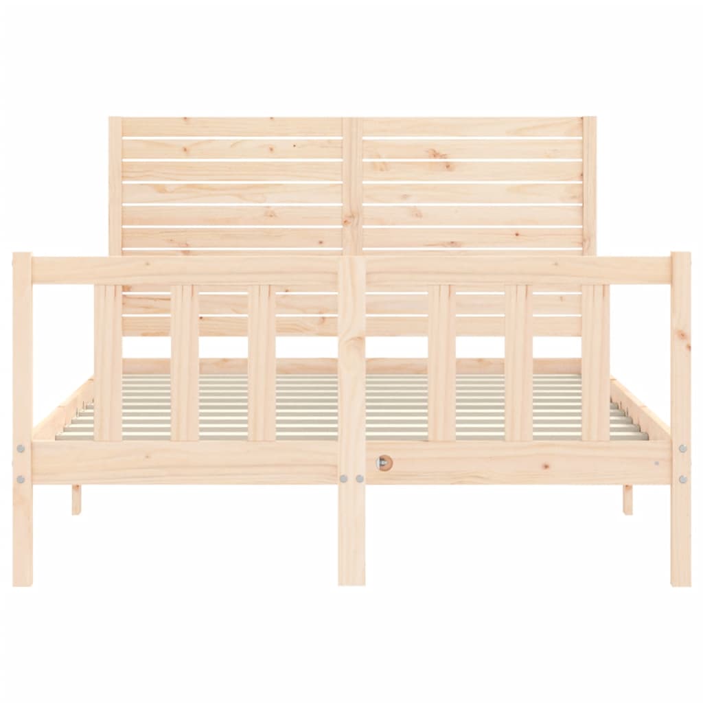 Giroletto senza Materasso 140x200 cm in Legno Massello di Pino