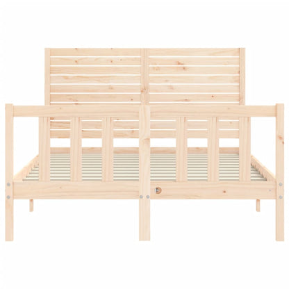 Giroletto senza Materasso 140x200 cm in Legno Massello di Pino