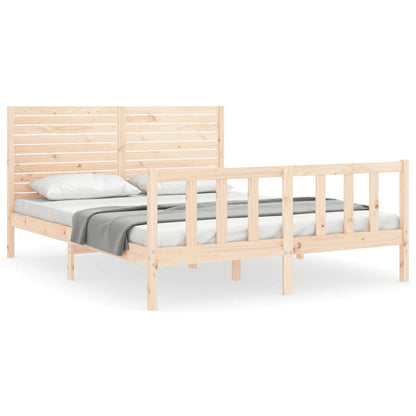 Giroletto senza Materasso 160x200 cm in Legno Massello di Pino