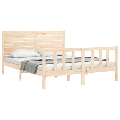 Giroletto senza Materasso 160x200 cm in Legno Massello di Pino