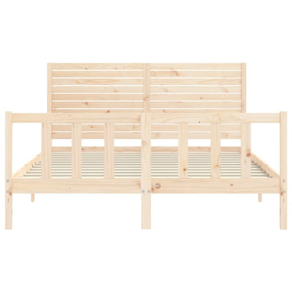 Giroletto senza Materasso 160x200 cm in Legno Massello di Pino