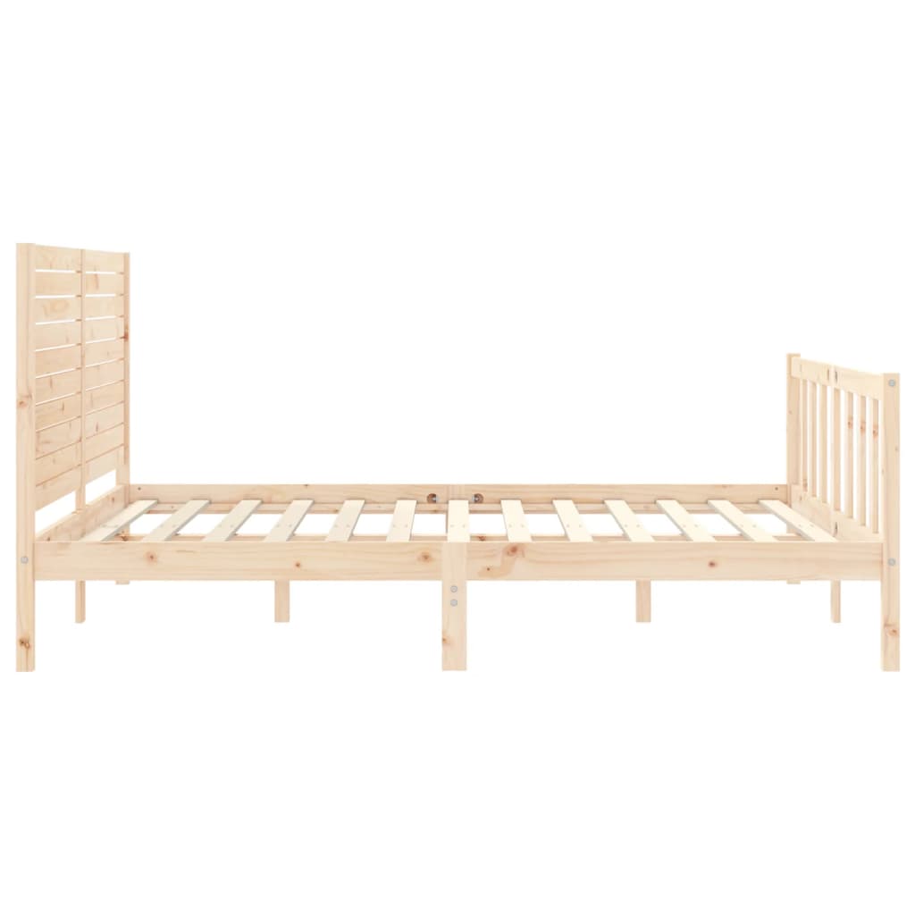 Giroletto senza Materasso 160x200 cm in Legno Massello di Pino