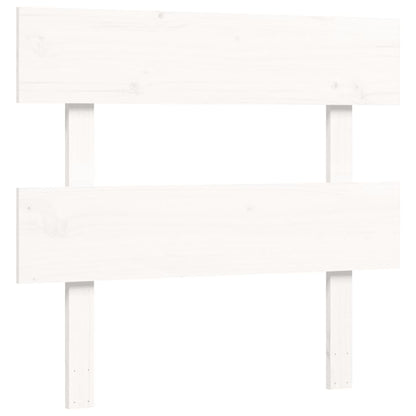 Giroletto senza Materasso Bianco 90x200 cm Legno Massello Pino