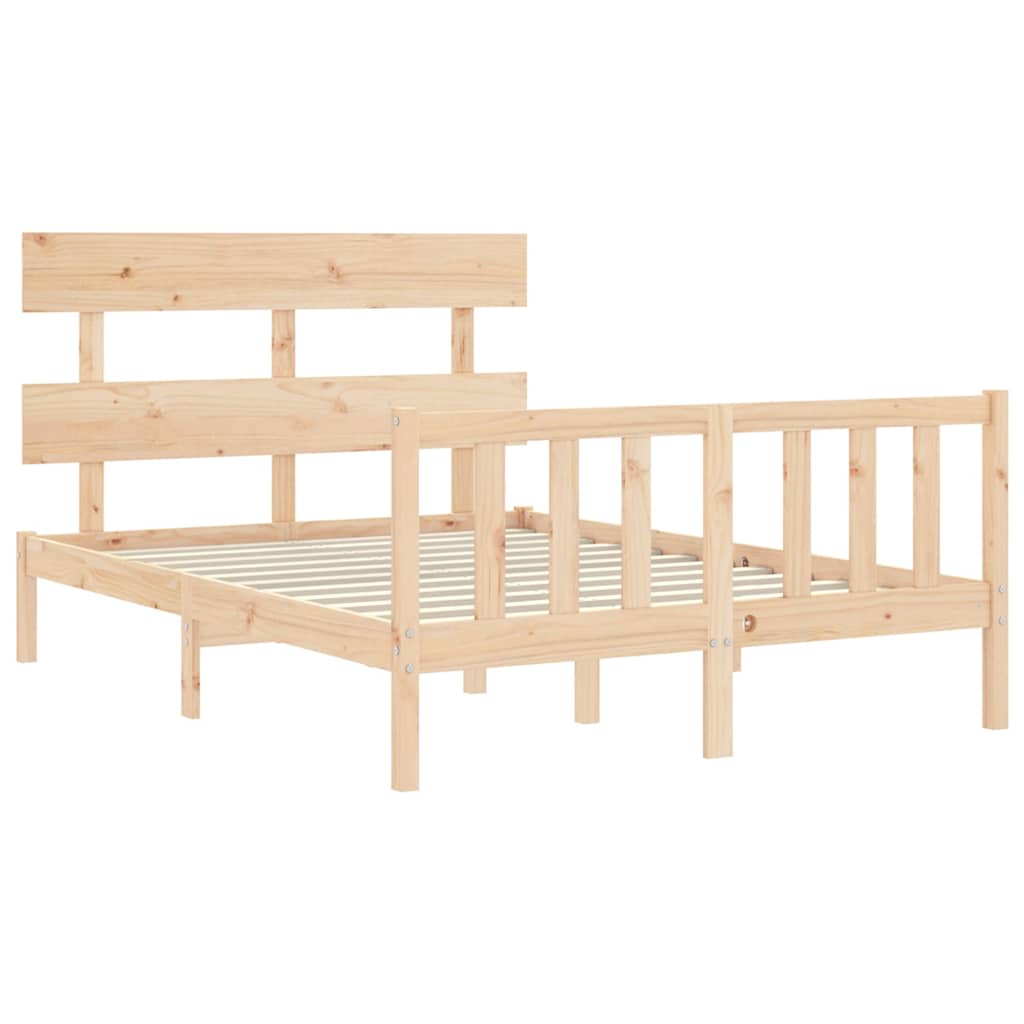 Giroletto senza Materasso 140x200 cm in Legno Massello di Pino