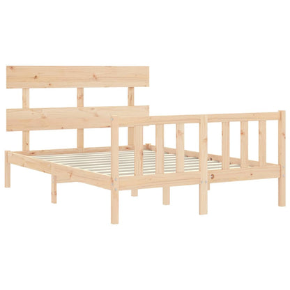 Giroletto senza Materasso 140x200 cm in Legno Massello di Pino