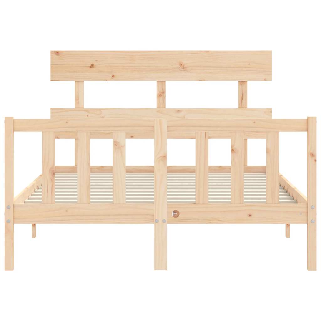 Giroletto senza Materasso 140x200 cm in Legno Massello di Pino