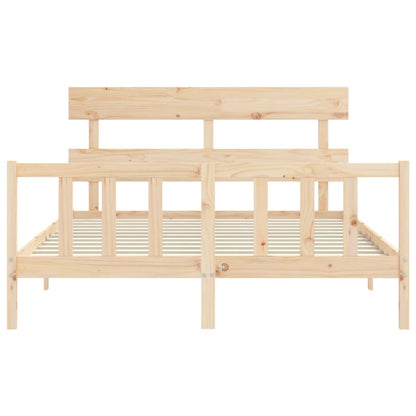 Giroletto senza Materasso 160x200 cm in Legno Massello di Pino