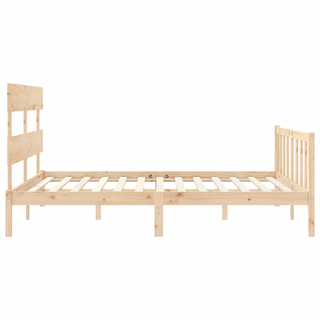 Giroletto senza Materasso 160x200 cm in Legno Massello di Pino