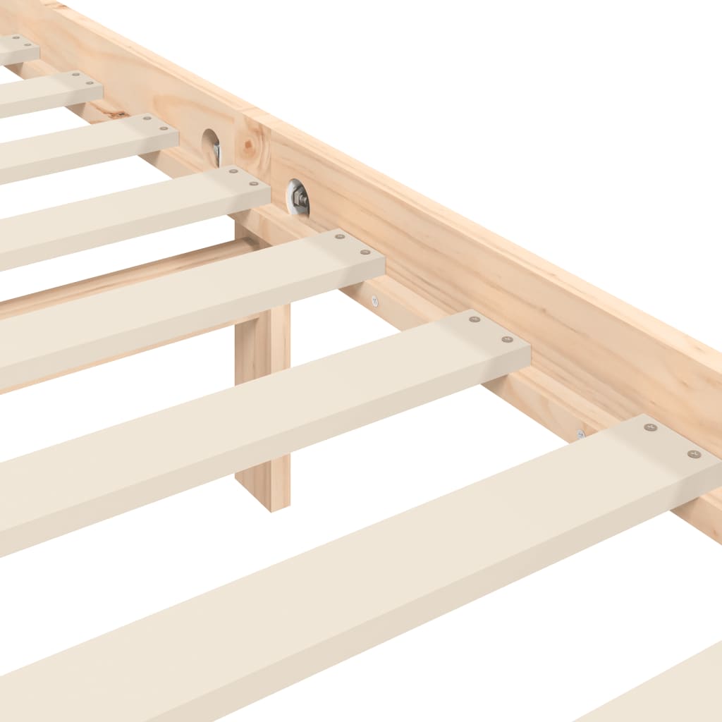 Giroletto senza Materasso 160x200 cm in Legno Massello di Pino