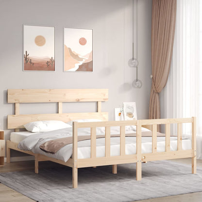 Giroletto senza Materasso 160x200 cm in Legno Massello di Pino