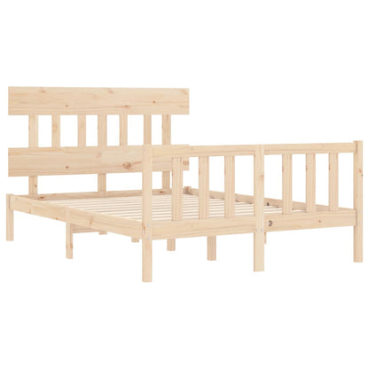 Giroletto senza Materasso 140x200 cm in Legno Massello di Pino