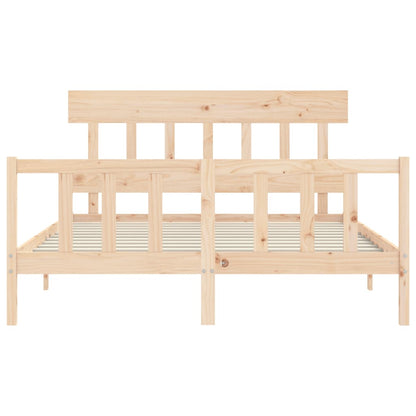 Giroletto senza Materasso 160x200 cm in Legno Massello di Pino