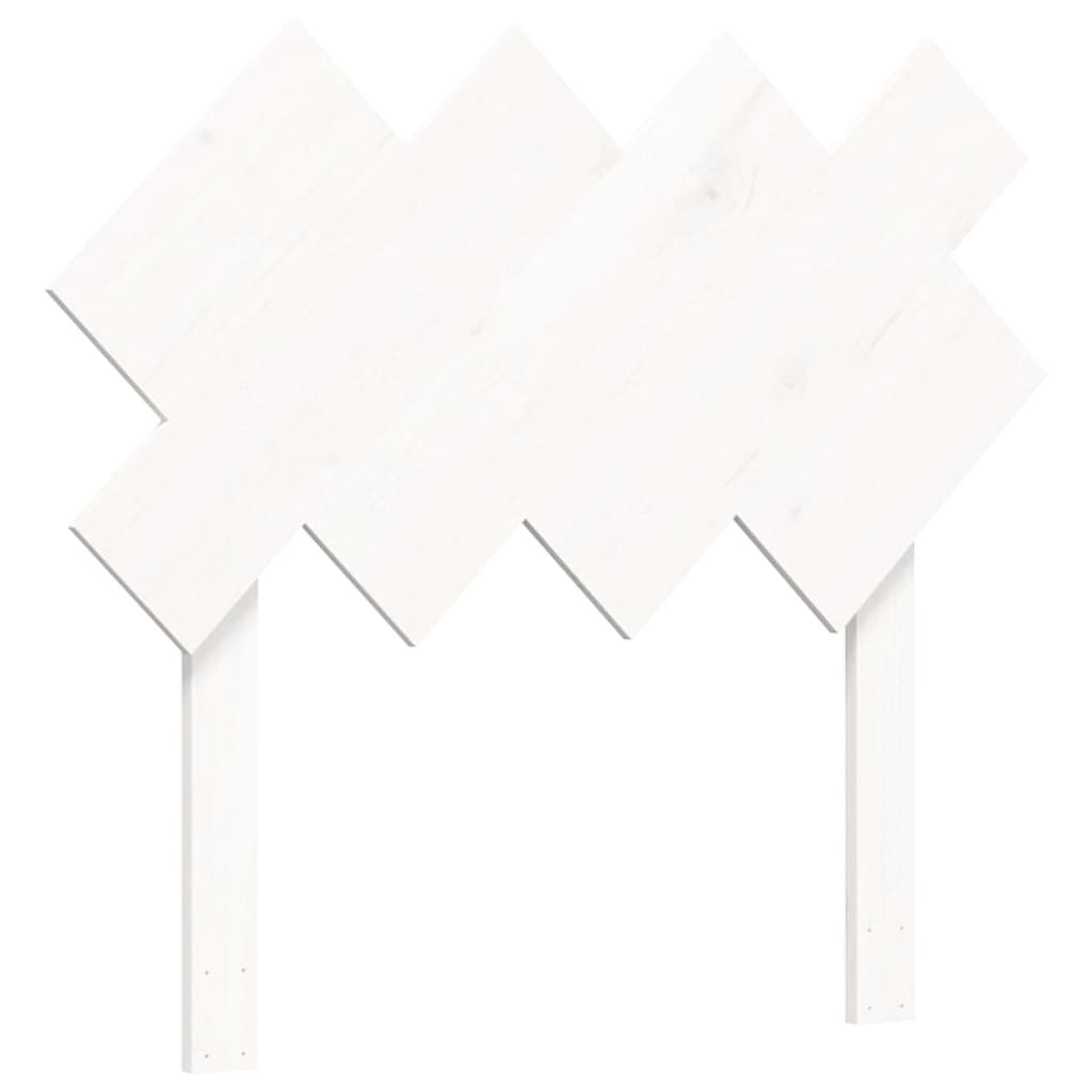 Giroletto senza Materasso Bianco 90x200 cm Legno Massello Pino