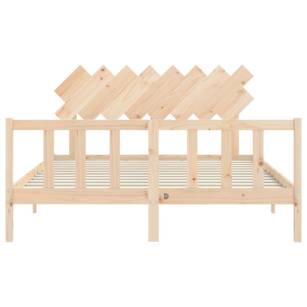 Giroletto senza Materasso 160x200 cm in Legno Massello di Pino