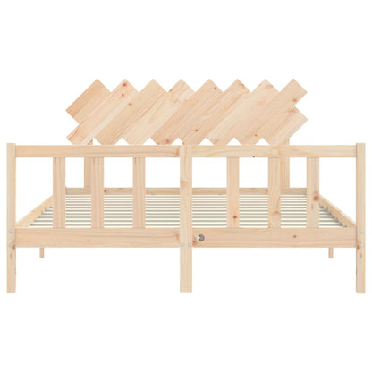 Giroletto senza Materasso 160x200 cm in Legno Massello di Pino