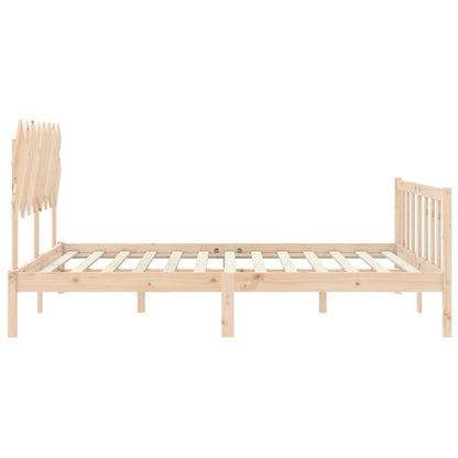 Giroletto senza Materasso 160x200 cm in Legno Massello di Pino
