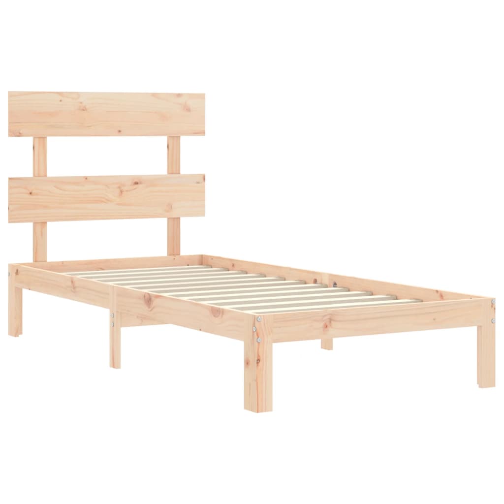 Giroletto con Testiera Small Single in Legno Massello | homemem39