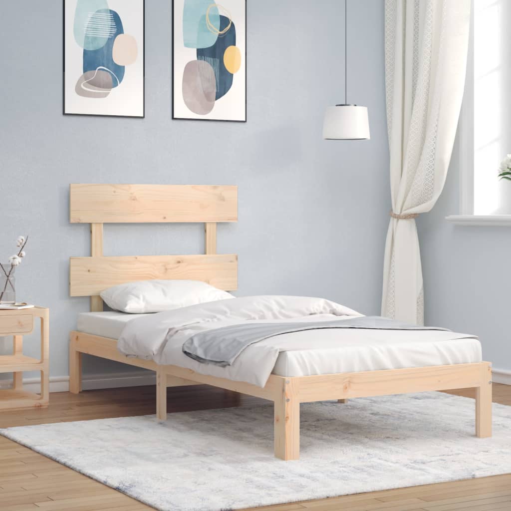 Giroletto con Testiera Small Single in Legno Massello | homemem39