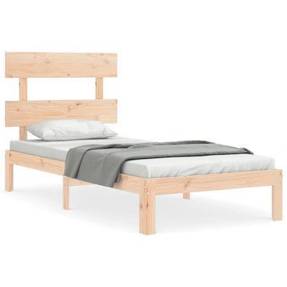 Giroletto senza Materasso 90x200 cm in Legno Massello di Pino