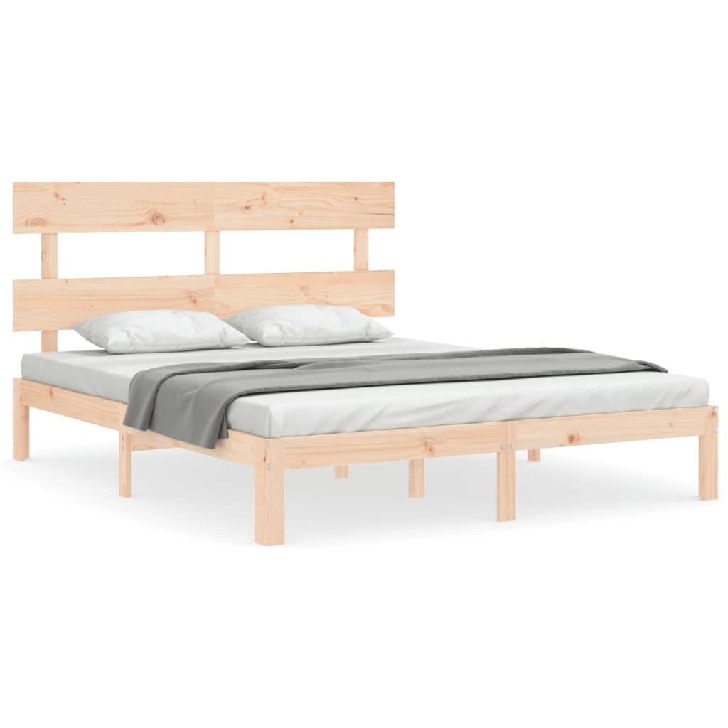 Giroletto senza Materasso 160x200 cm in Legno Massello di Pino