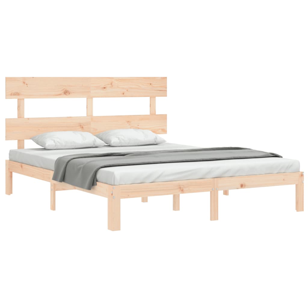 Giroletto senza Materasso 160x200 cm in Legno Massello di Pino