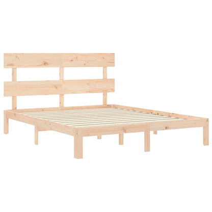 Giroletto senza Materasso 160x200 cm in Legno Massello di Pino