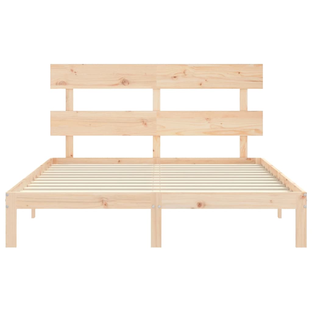 Giroletto senza Materasso 160x200 cm in Legno Massello di Pino
