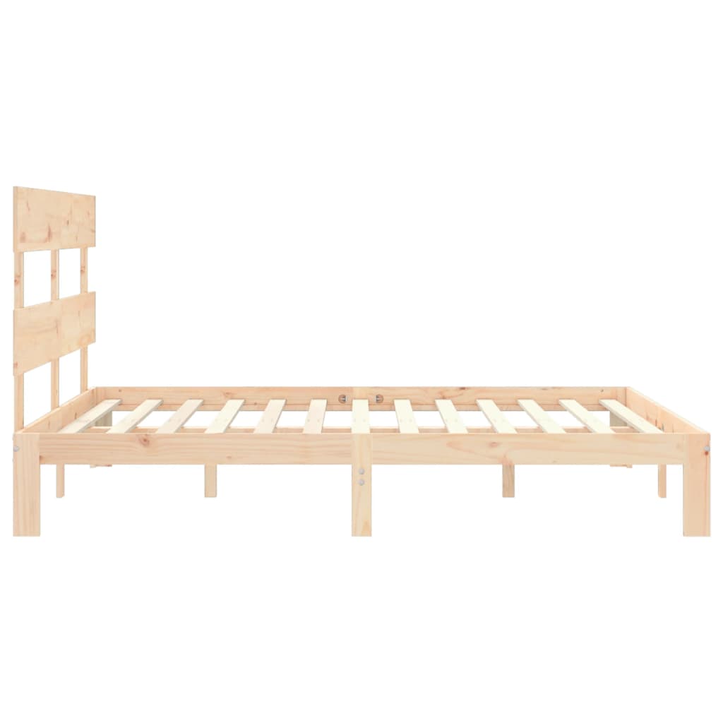 Giroletto senza Materasso 160x200 cm in Legno Massello di Pino