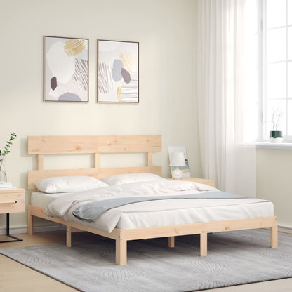 Giroletto senza Materasso 160x200 cm in Legno Massello di Pino