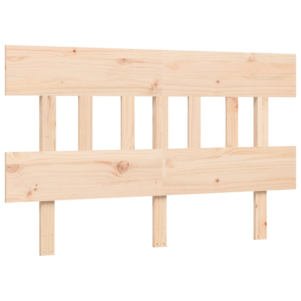 Letto senza Materasso 140x190 cm in Legno Massello di Pino