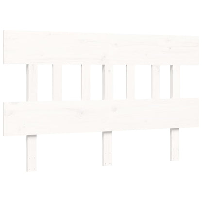 Giroletto senza Materasso Bianco 120x200 cm Legno Massello Pino