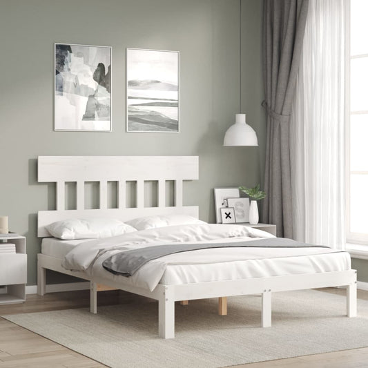Giroletto senza Materasso Bianco 120x200 cm Legno Massello Pino | homemem39
