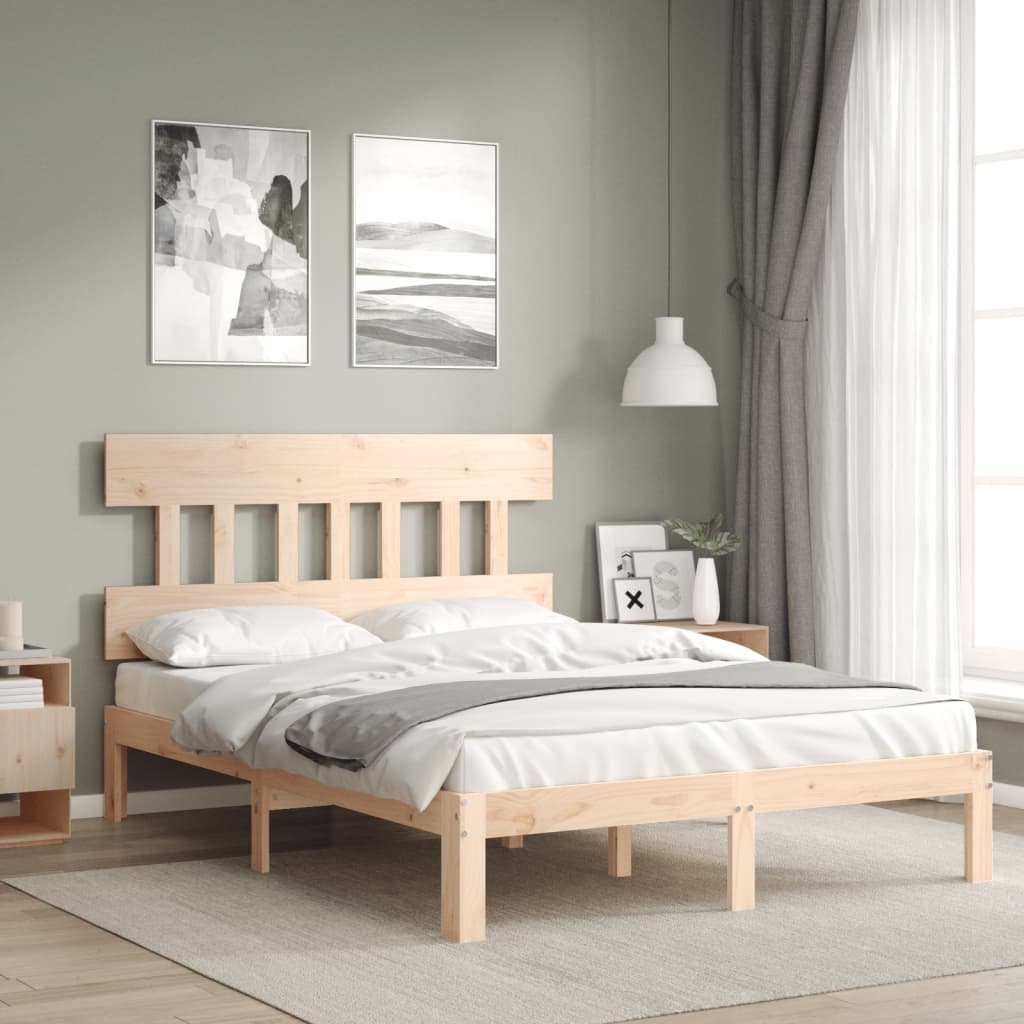 Giroletto senza Materasso 140x200 cm in Legno Massello di Pino