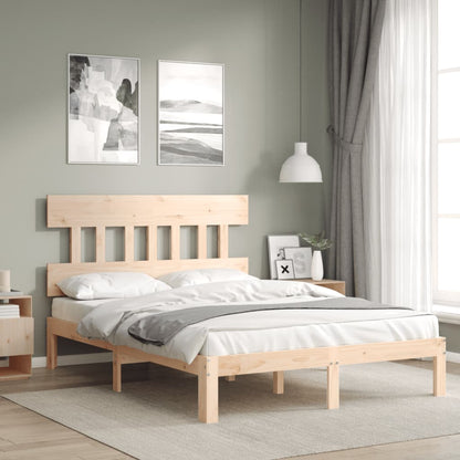 Giroletto senza Materasso 140x200 cm in Legno Massello di Pino
