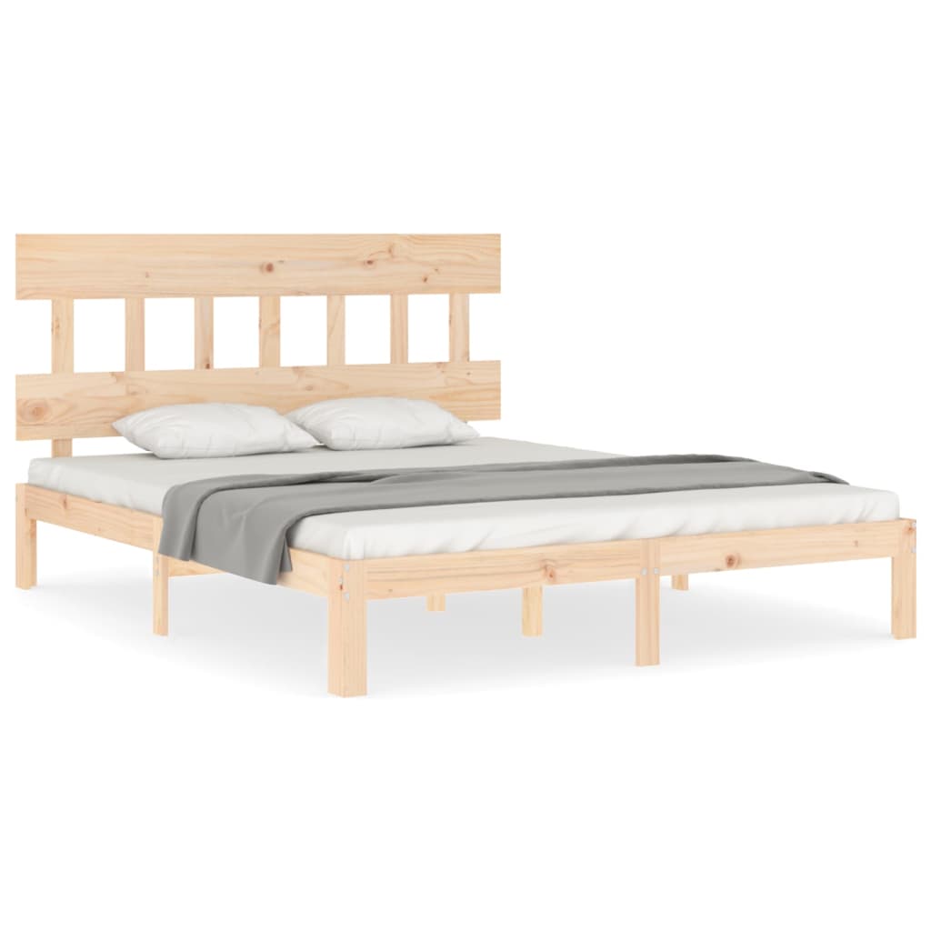 Giroletto senza Materasso 160x200 cm in Legno Massello di Pino