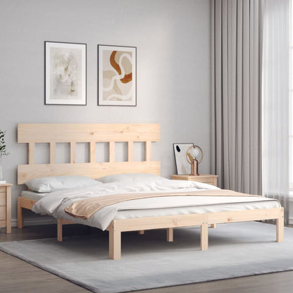Giroletto senza Materasso 160x200 cm in Legno Massello di Pino | homemem39