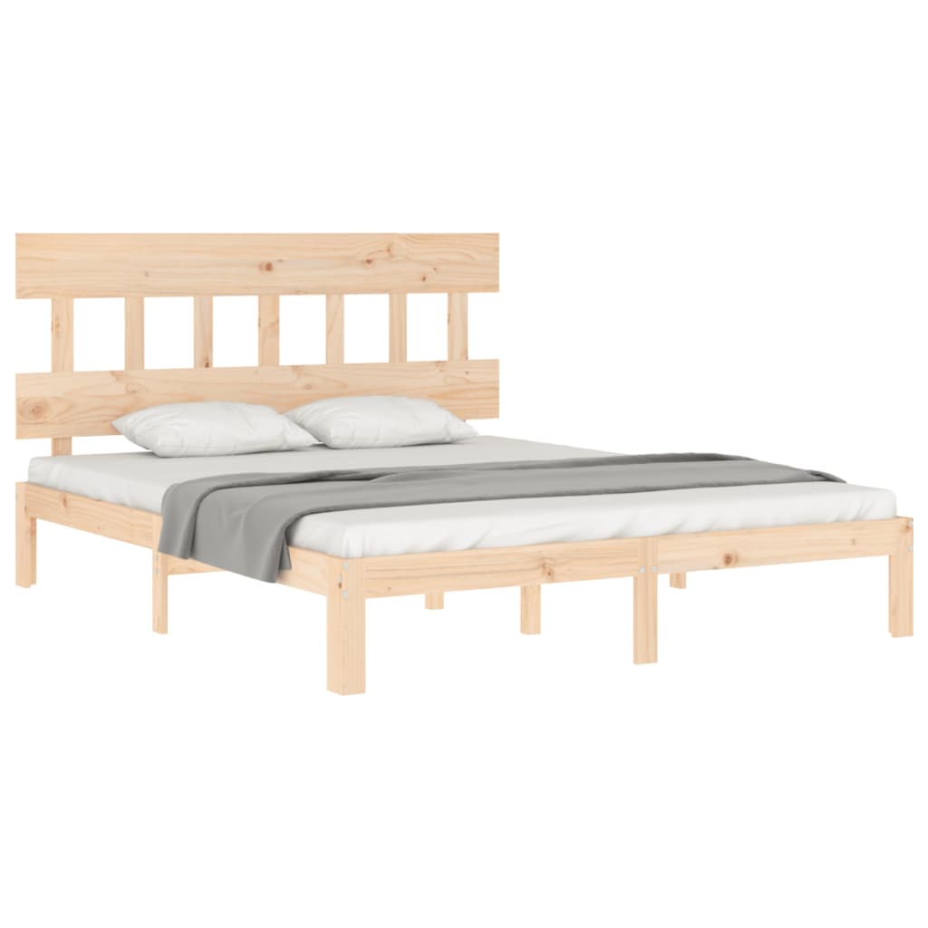 Giroletto senza Materasso 160x200 cm in Legno Massello di Pino