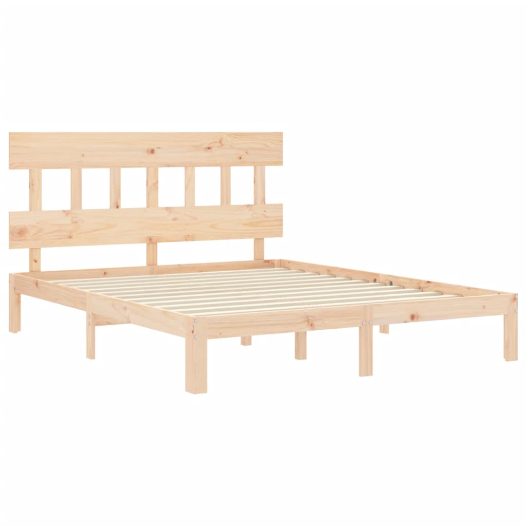 Giroletto senza Materasso 160x200 cm in Legno Massello di Pino