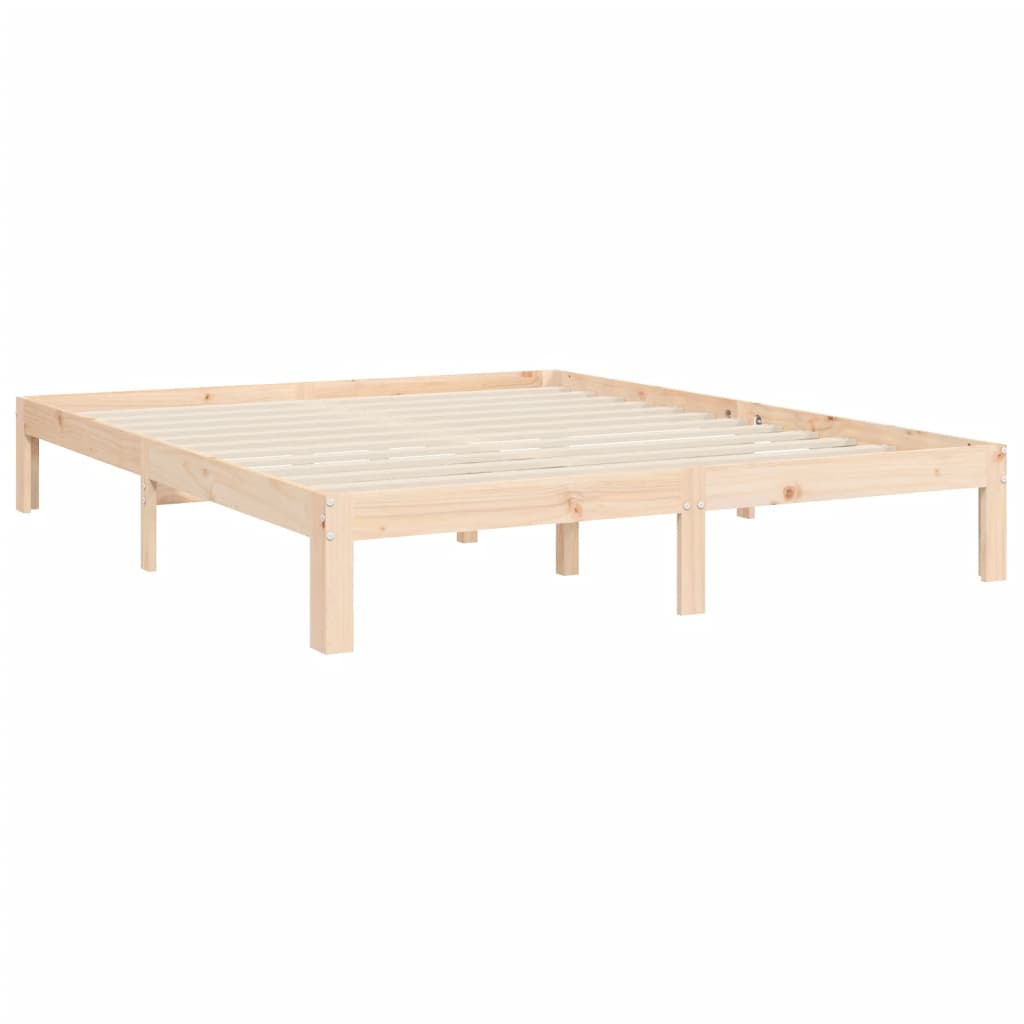 Giroletto senza Materasso 160x200 cm in Legno Massello di Pino
