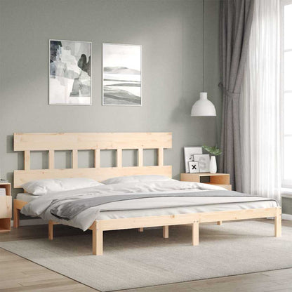 Giroletto senza Materasso 200x200 cm in Legno Massello di Pino