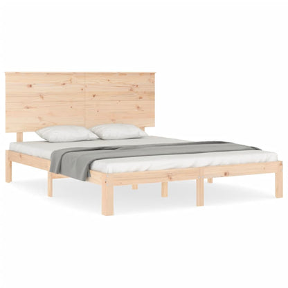 Giroletto con Testiera King Size in Legno Massello | homemem39
