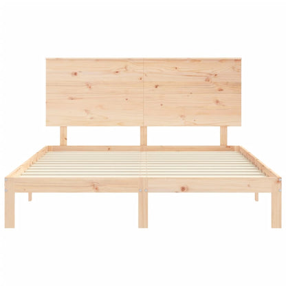 Giroletto con Testiera King Size in Legno Massello | homemem39
