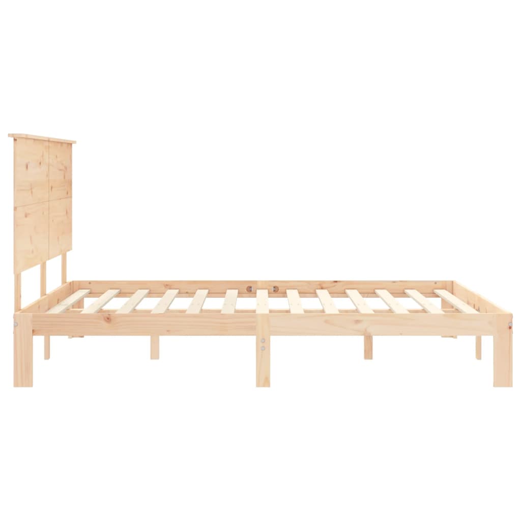 Giroletto con Testiera King Size in Legno Massello | homemem39