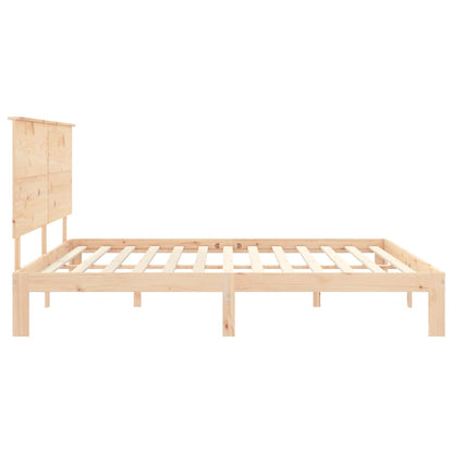 Giroletto senza Materasso 200x200 cm in Legno Massello di Pino | homemem39