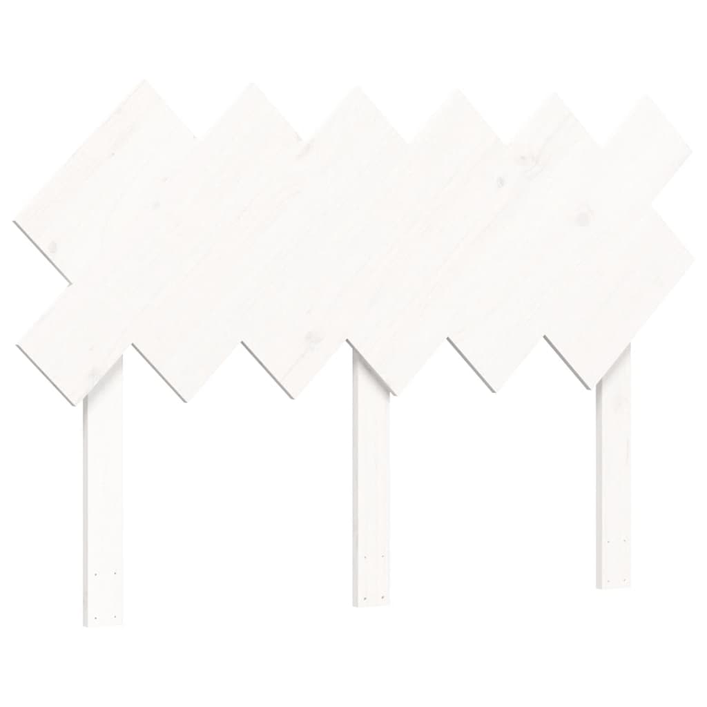 Giroletto con Testiera Bianco Small Double Legno Massello