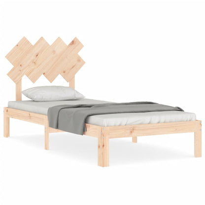 Giroletto senza Materasso 90x200 cm in Legno Massello di Pino