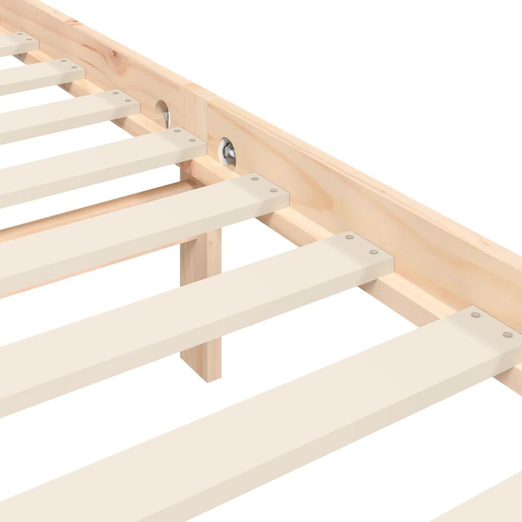 Giroletto senza Materasso 90x200 cm in Legno Massello di Pino