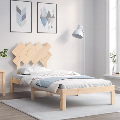 Giroletto senza Materasso 90x200 cm in Legno Massello di Pino